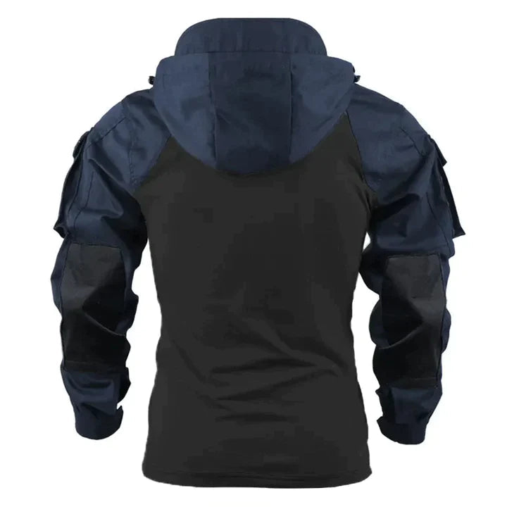 Veste tactique zippée à capuche style militaire homme – Tanlay