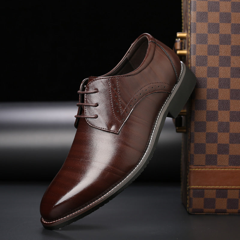 Chaussures richelieu brogue à lacets habillées homme – Chémery