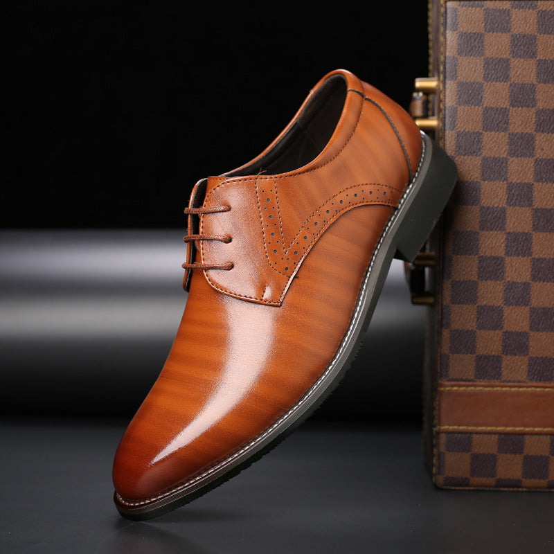 Chaussures richelieu brogue à lacets habillées homme – Chémery
