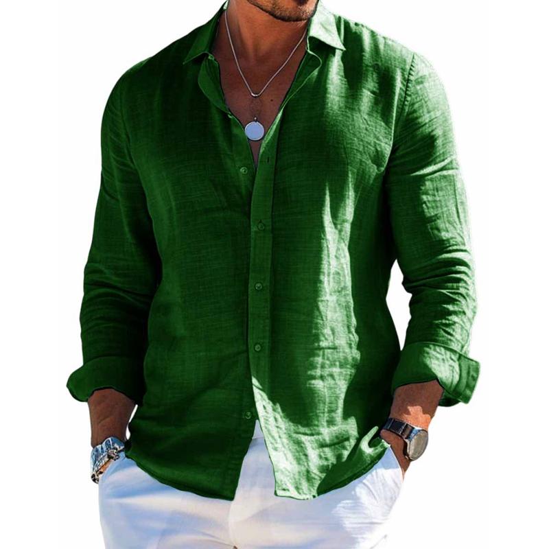 Chemise d'été légère aspect lin
