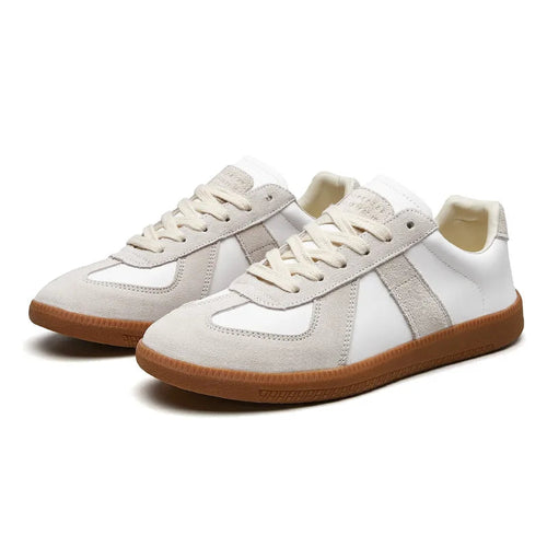 Baskets basses rétro à lacets à la finition soignée homme – Mirmande