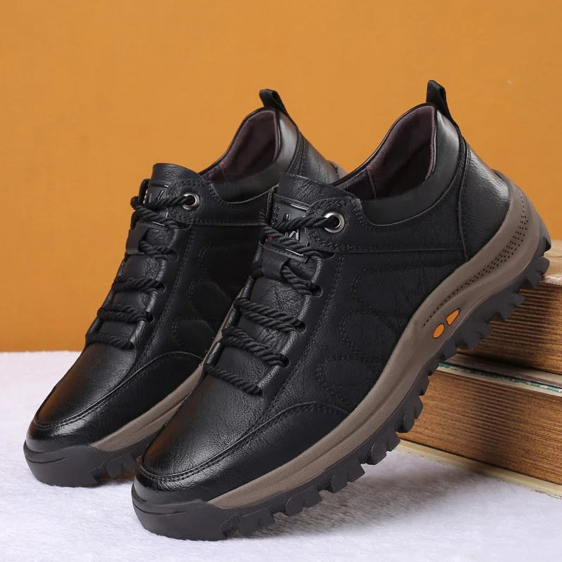 Chaussures confort en cuir semelle orthopédique homme – Vougeot