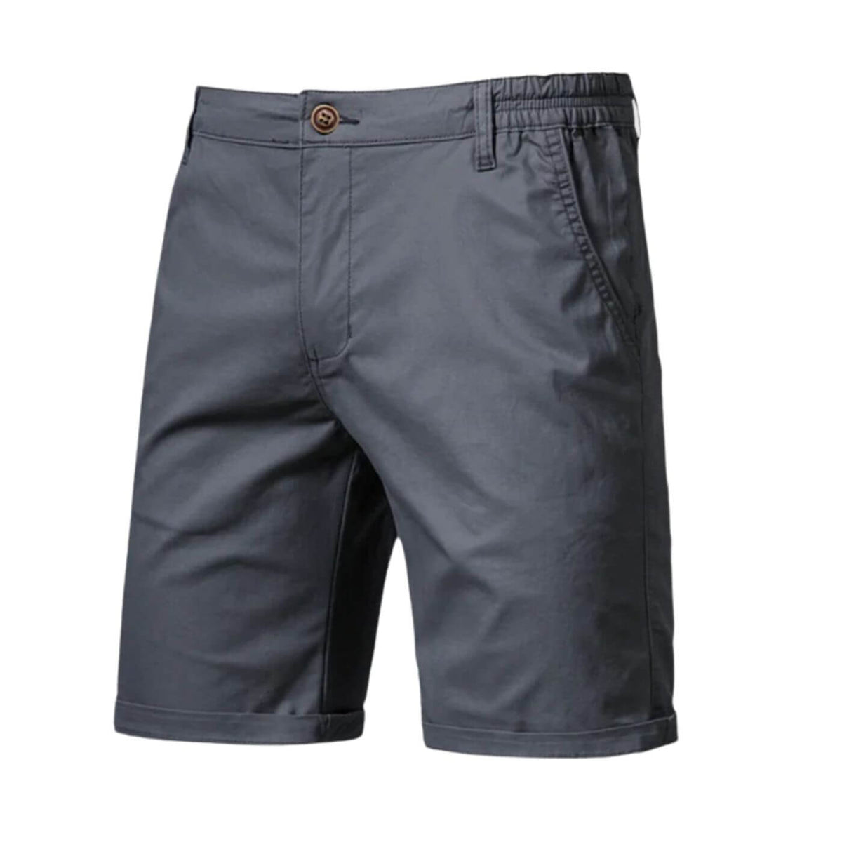Short chino à taille élastique coupe smart casual ajustée homme – Mussidan