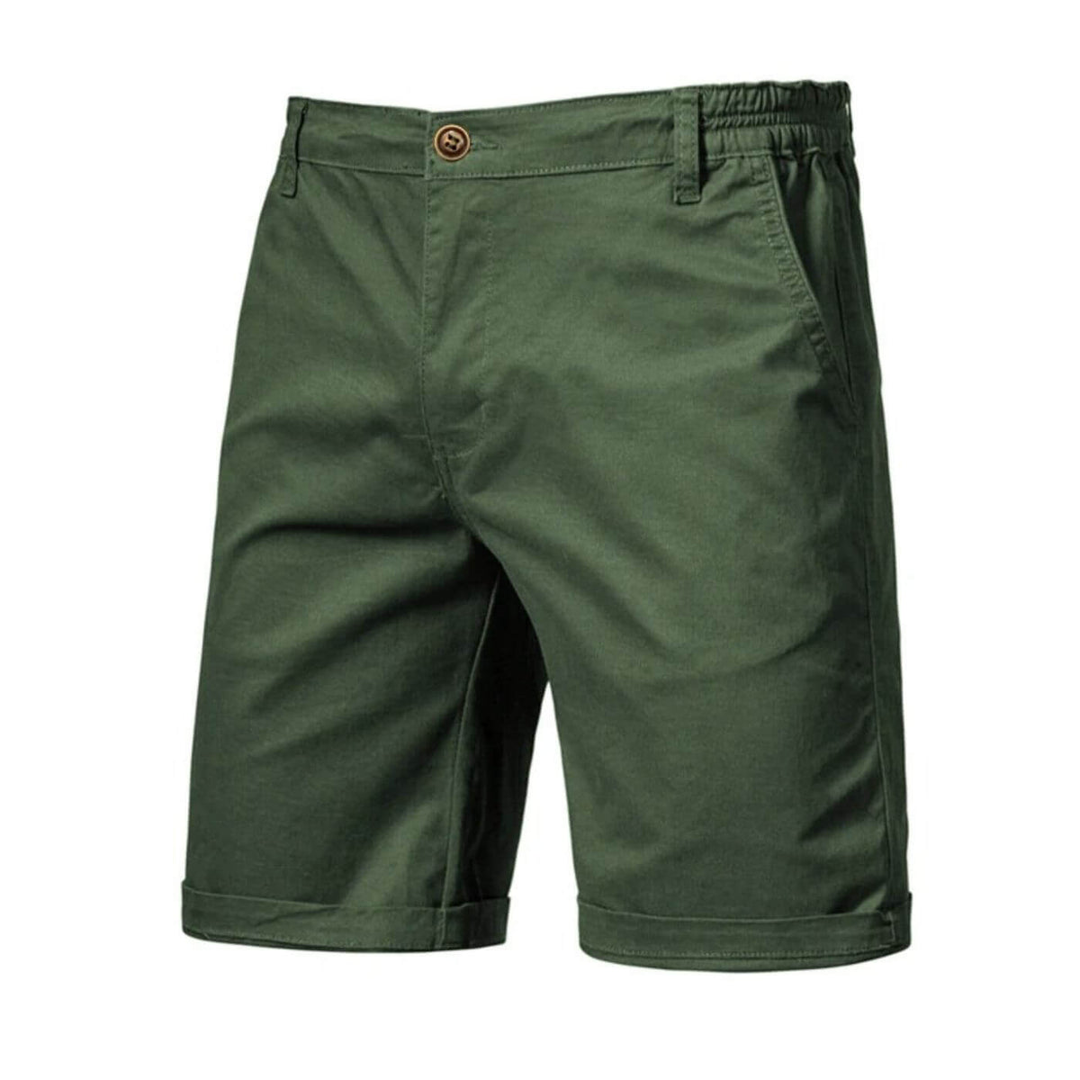 Short chino à taille élastique coupe smart casual ajustée homme – Mussidan