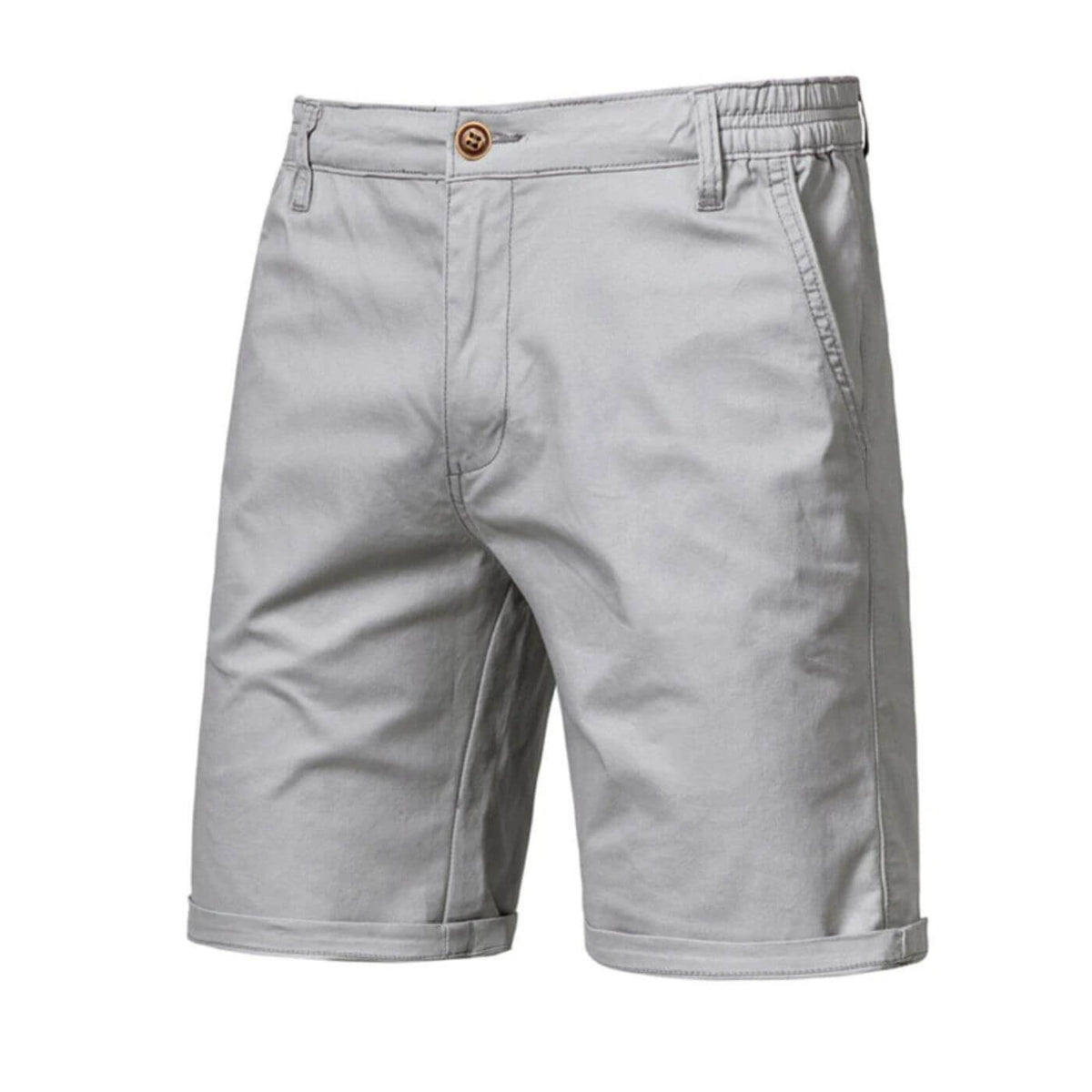 Short chino à taille élastique coupe smart casual ajustée homme – Mussidan