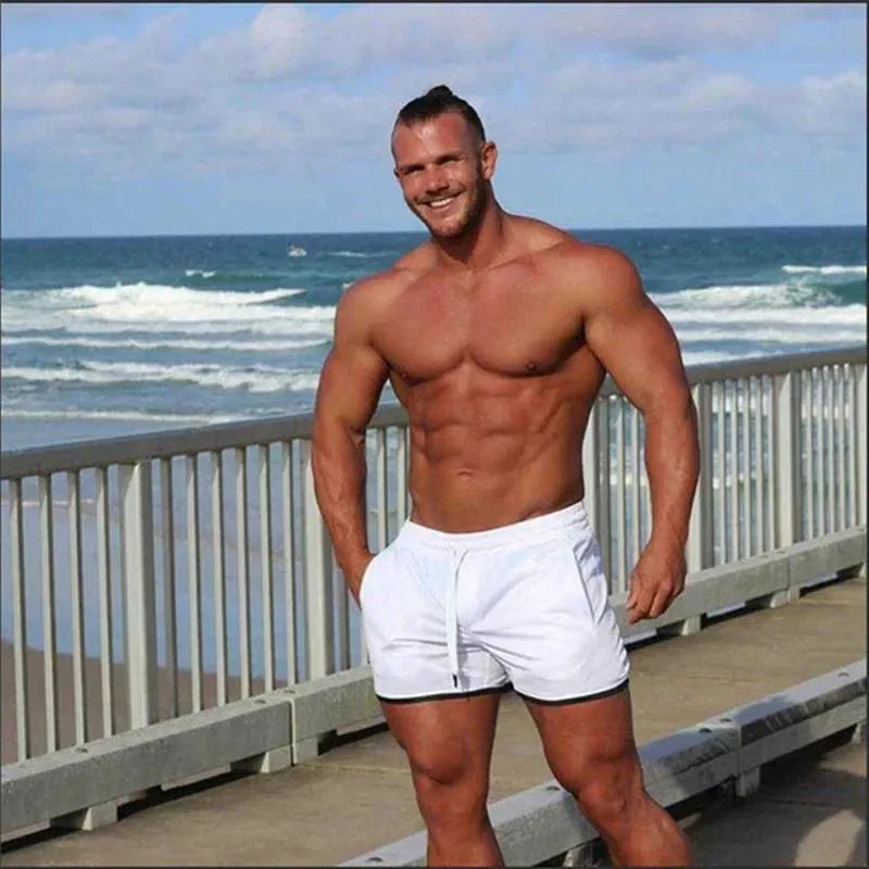 Short de bain athlétique doublure filet au style intemporel homme – Esparron