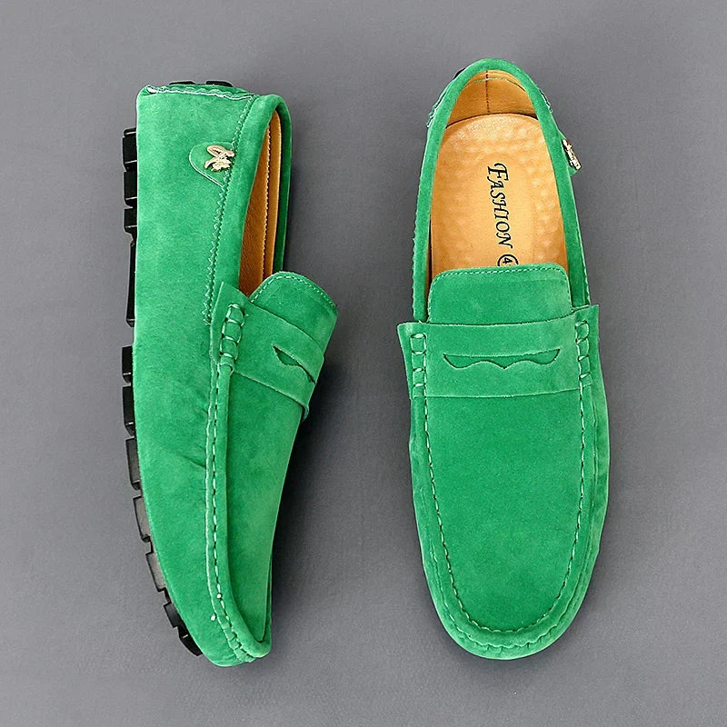 Mocassins penny en daim semelle souple au style intemporel homme – Hyères