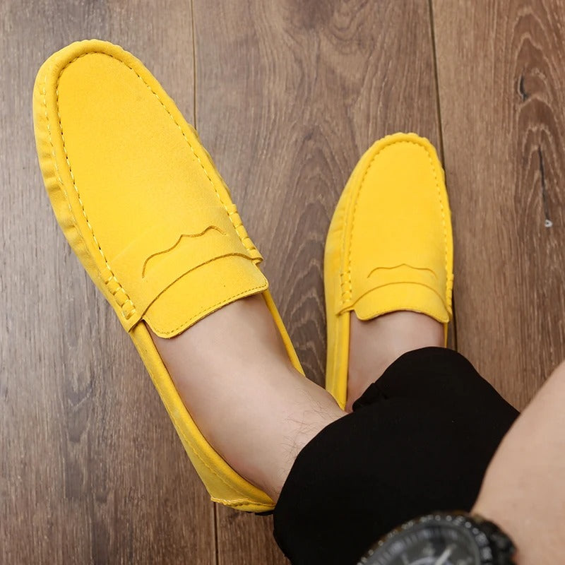 Mocassins penny en daim semelle souple au style intemporel homme – Hyères