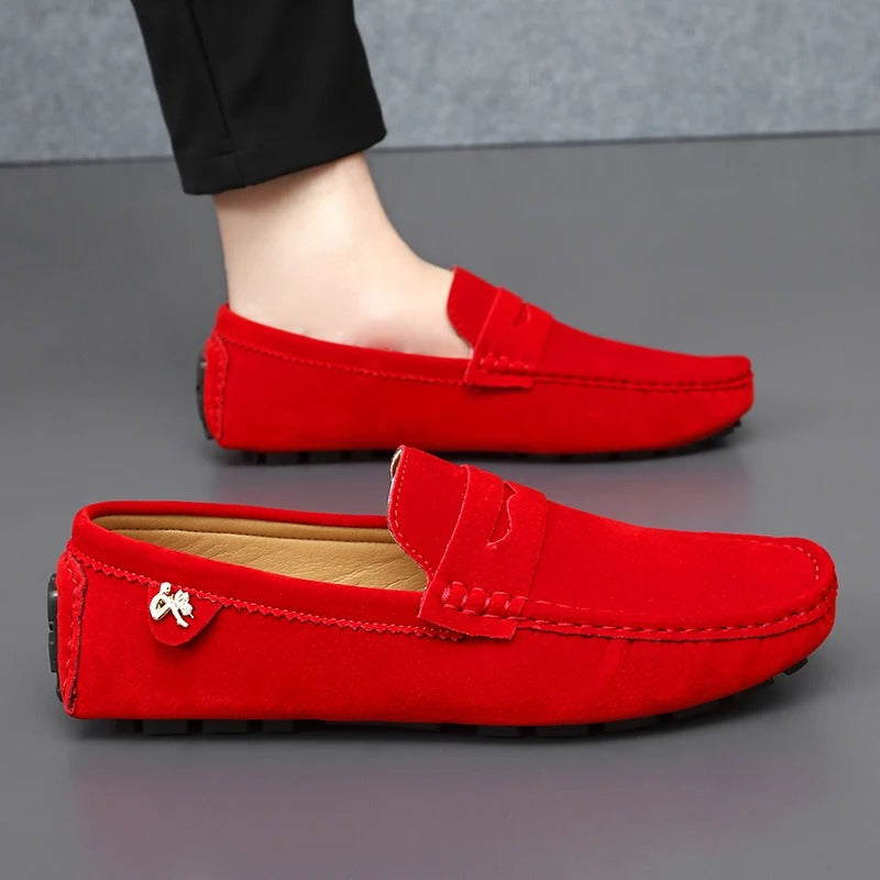 Mocassins penny en daim semelle souple au style intemporel homme – Hyères