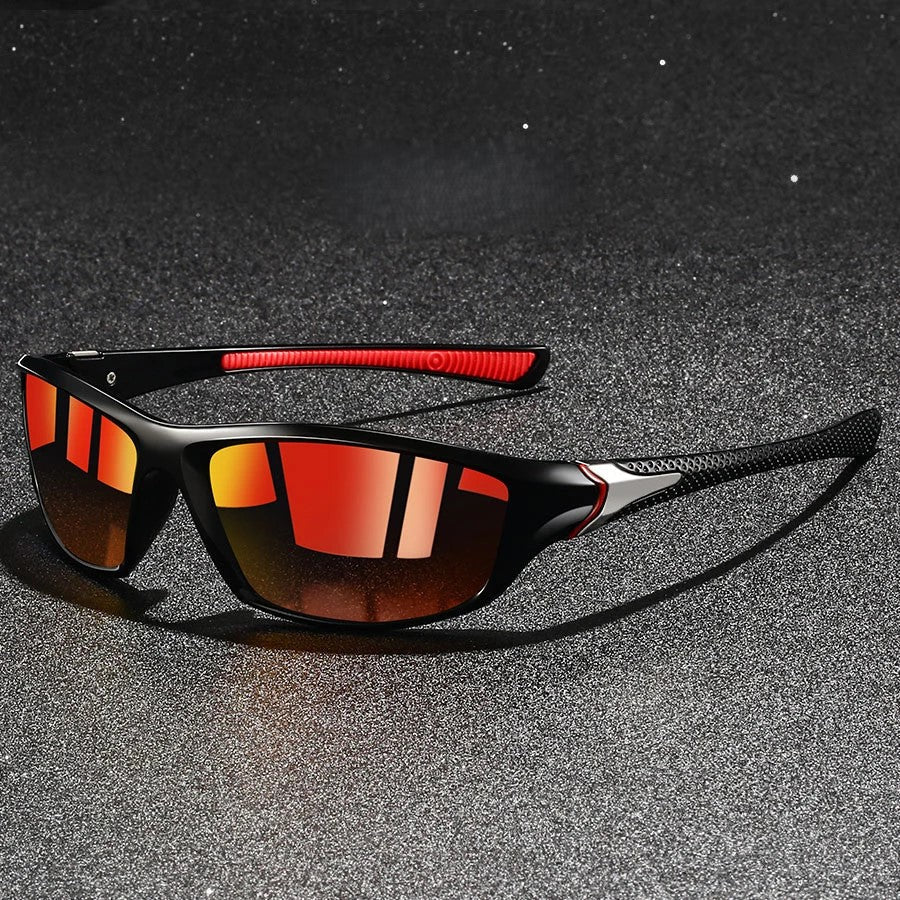Lunettes de soleil polarisées monture enveloppante homme – Tende