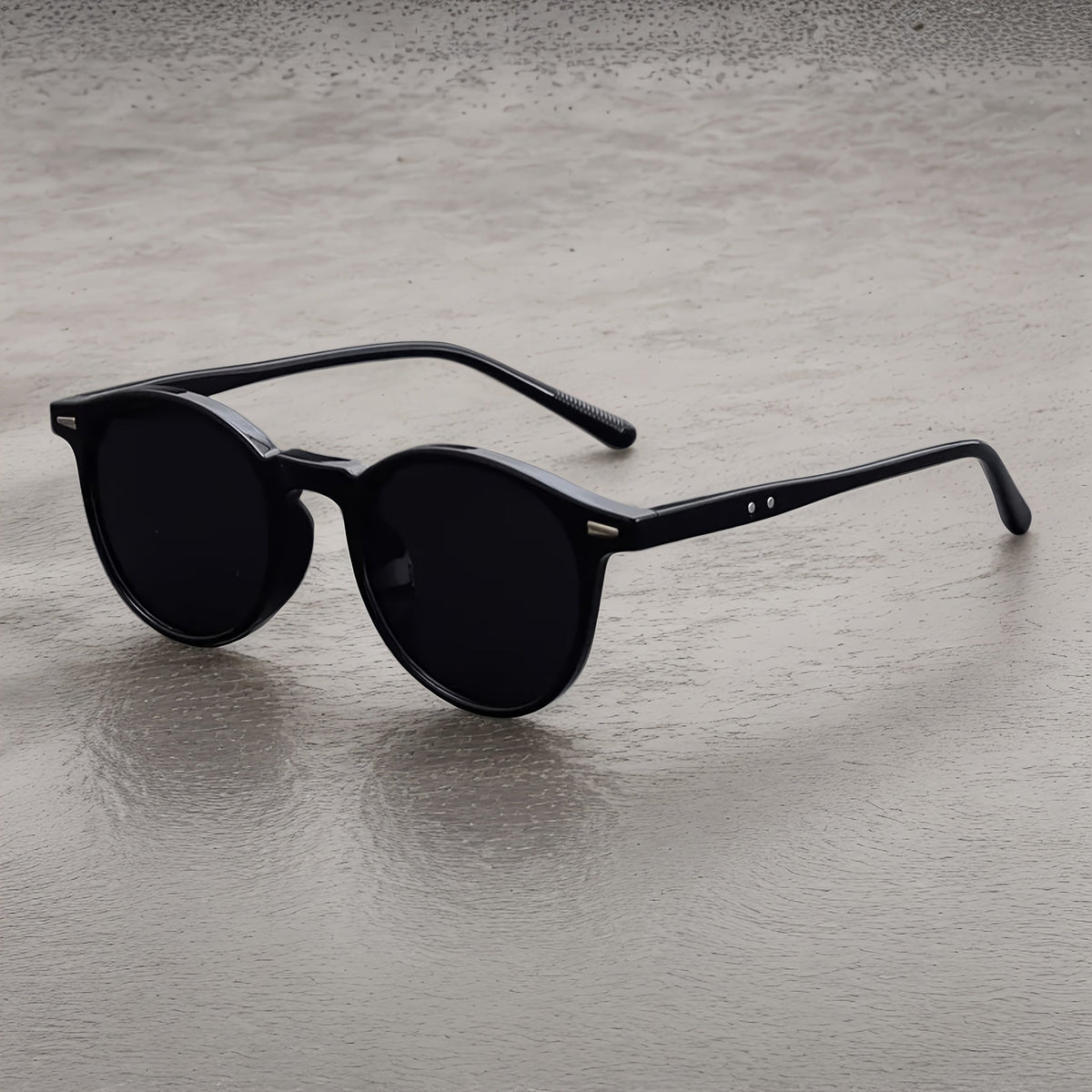 Lunettes de soleil rondes vintage au style intemporel homme – Cap-Martin