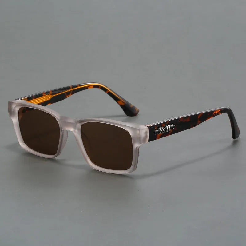 Lunettes de soleil monture carrée verres teintés homme – Santenay