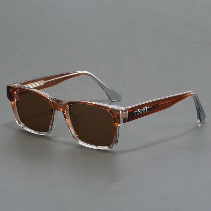 Lunettes de soleil monture carrée verres teintés homme – Santenay
