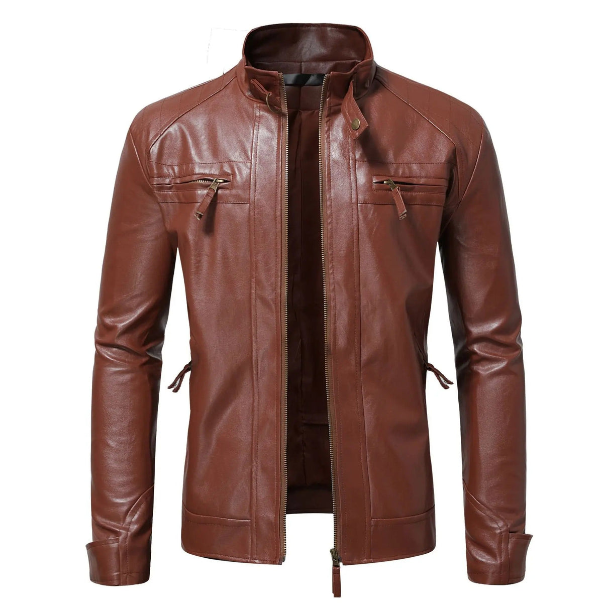 Veste effet cuir souple allure urbaine