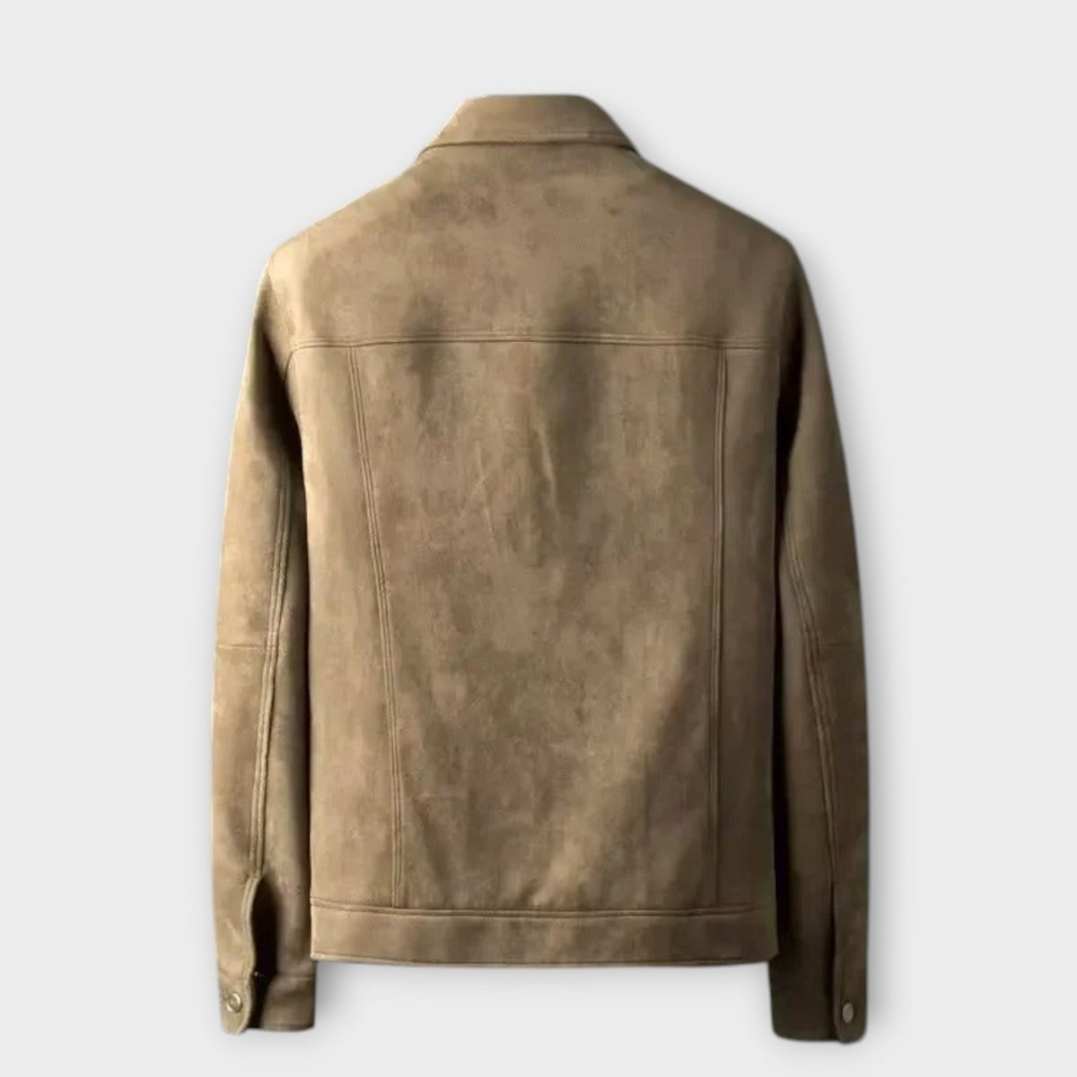 Veste effet cuir lisse homme