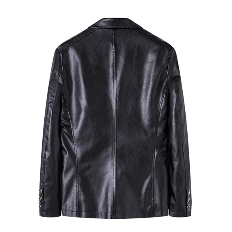 Blouson effet cuir de ville
