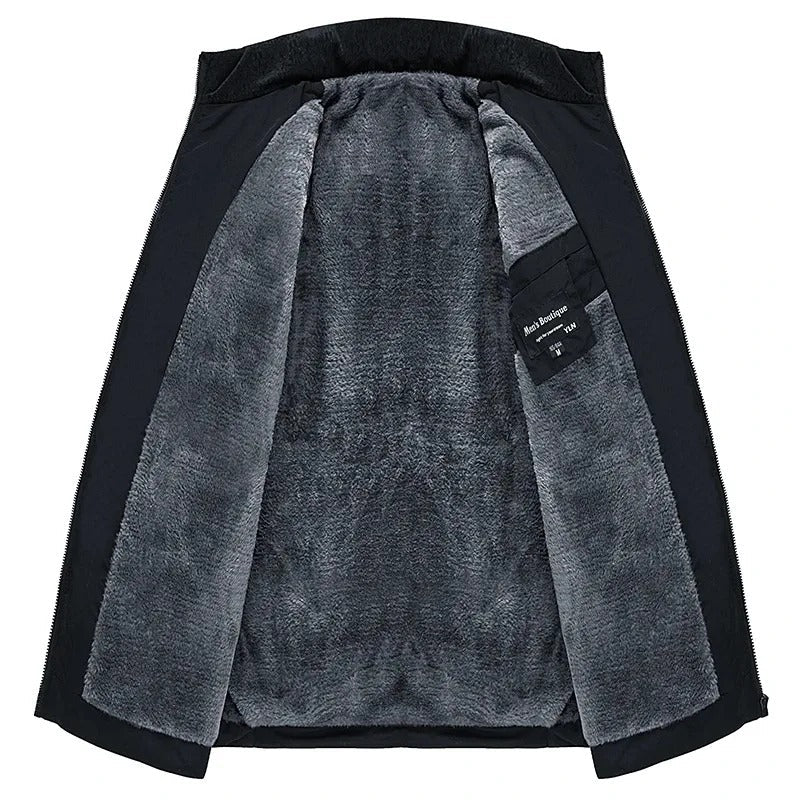 Veste d'hiver doublée polaire
