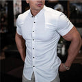 Chemise slim boutonnée manches courtes pour le quotidien homme – Gap