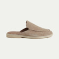 Mules à enfiler en simili cuir surpiqué au style intemporel homme – Varenne