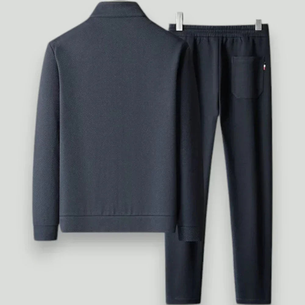 Ensemble survêtement deux pièces coupe slim pour le quotidien et le sport homme – Domme
