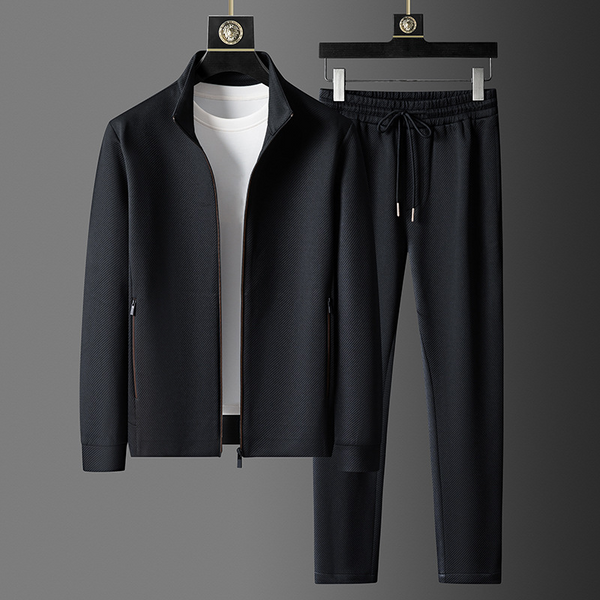 Ensemble survêtement deux pièces coupe slim pour le quotidien et le sport homme – Domme