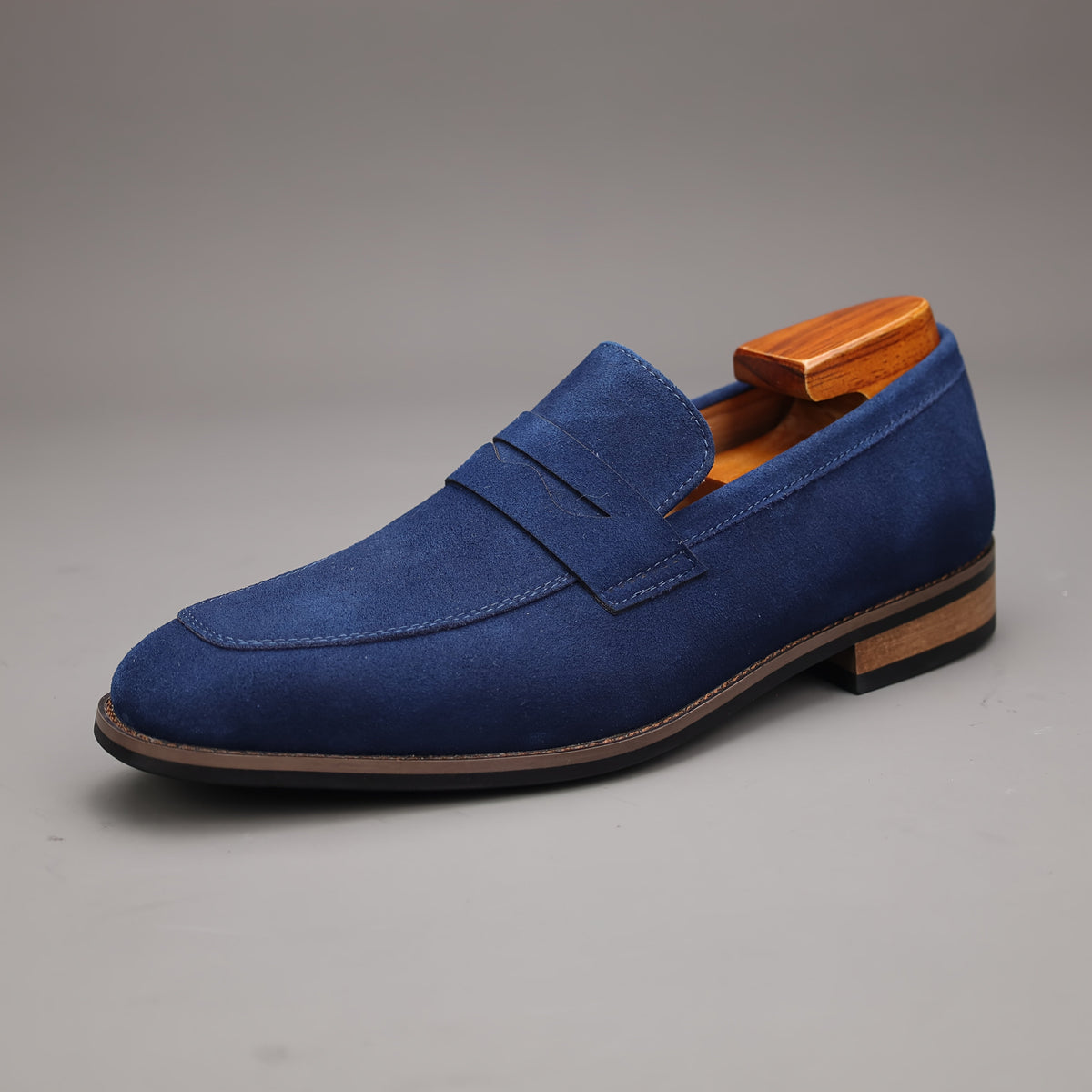 Mocassins à bande sur le dessus au style intemporel homme – Saumane