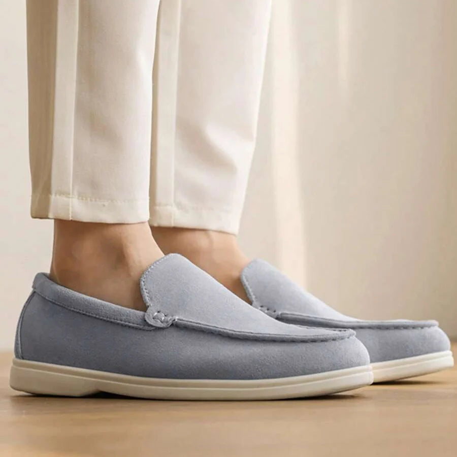 Mocassins bout rond empeigne mate sans lacets homme – Chambolle