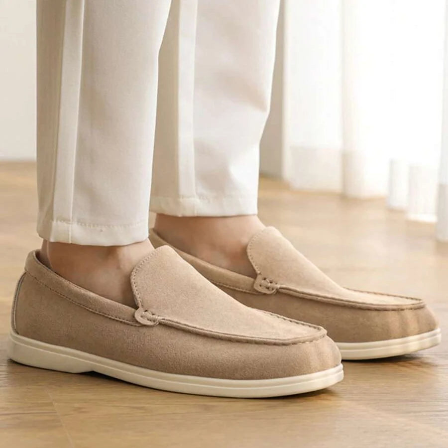 Mocassins bout rond empeigne mate sans lacets homme – Chambolle