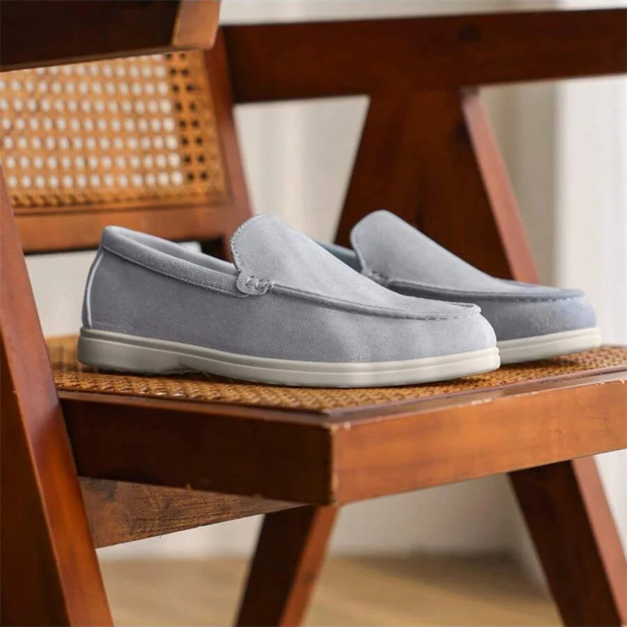 Mocassins bout rond empeigne mate sans lacets homme – Chambolle