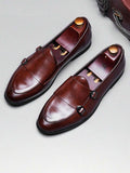 Mocassins à brides double boucle au chic discret homme – Gréoux