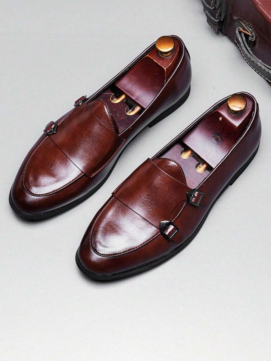 Mocassins à brides double boucle au chic discret homme – Gréoux