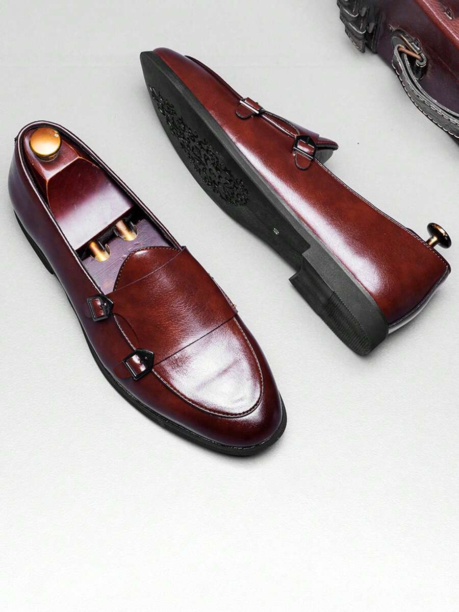 Mocassins à brides double boucle au chic discret homme – Gréoux