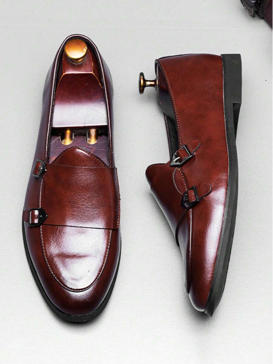 Mocassins à brides double boucle au chic discret homme – Gréoux
