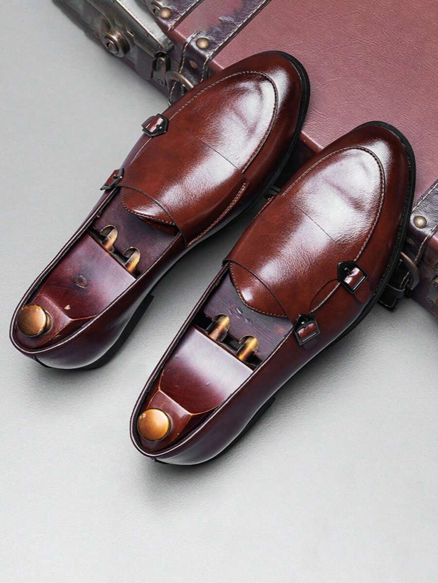 Mocassins à brides double boucle au chic discret homme – Gréoux