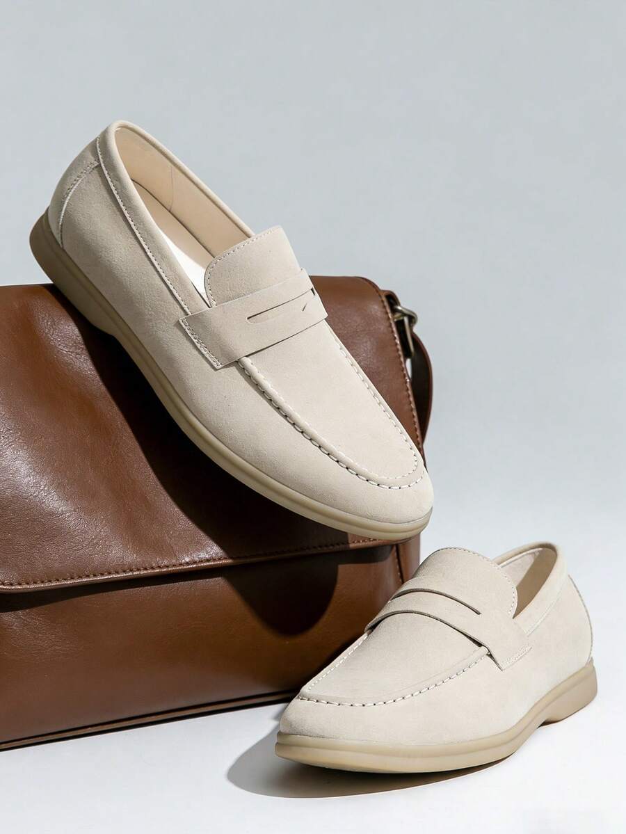 Mocassins à découpe frontale bandeau ajouré plateau cousu homme – Callac