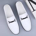 Mocassins classiques à enfiler détail métallique bout mocassin épuré homme – Ludon