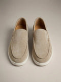 Mocassins à enfiler empeigne unie coutures apparentes homme – Cambon