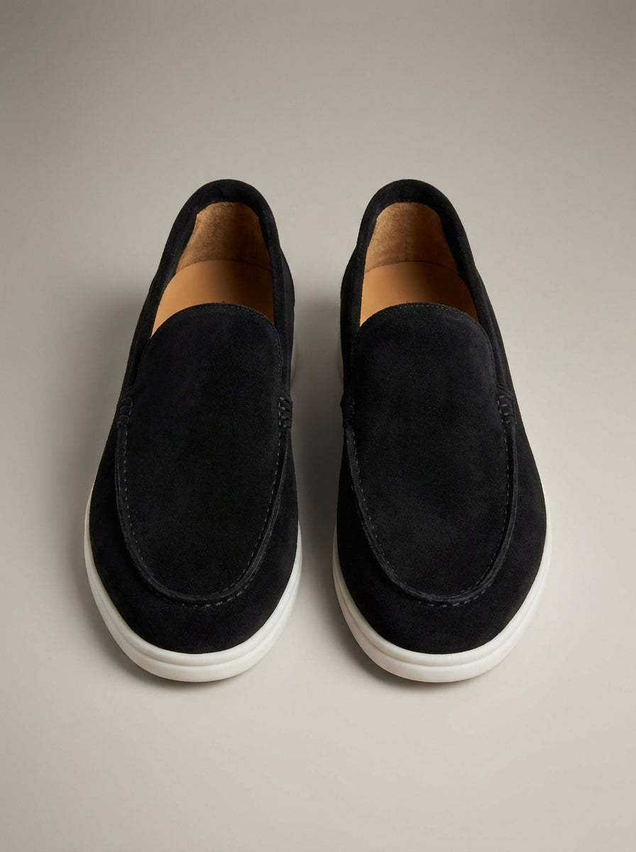 Mocassins à enfiler empeigne unie coutures apparentes homme – Cambon