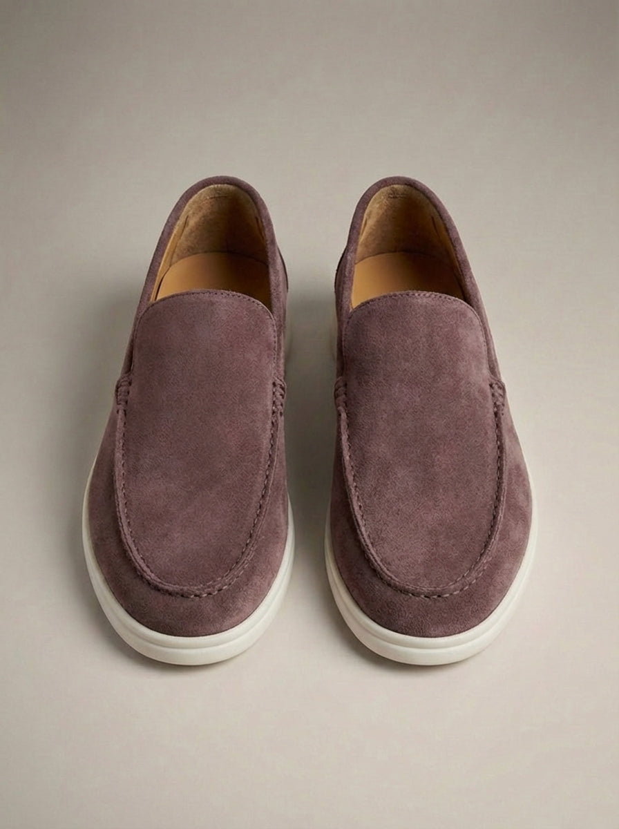 Mocassins à enfiler empeigne unie coutures apparentes homme – Cambon