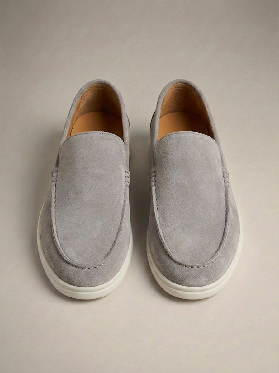 Mocassins à enfiler empeigne unie coutures apparentes homme – Cambon
