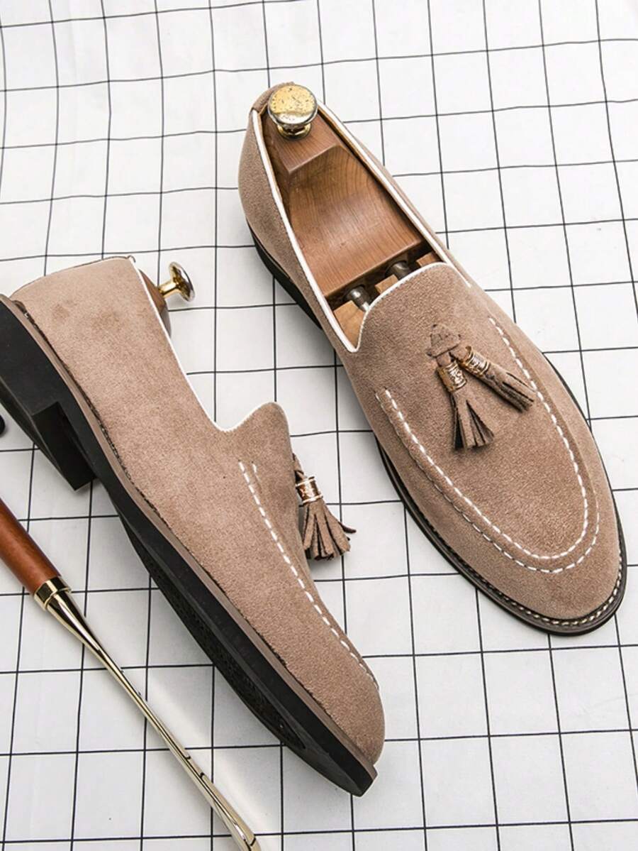 Mocassins à bride sur le dessus à la finition soignée homme – Gassin