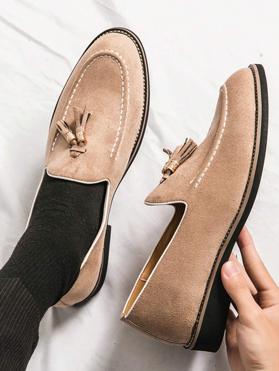 Mocassins à bride sur le dessus à la finition soignée homme – Gassin