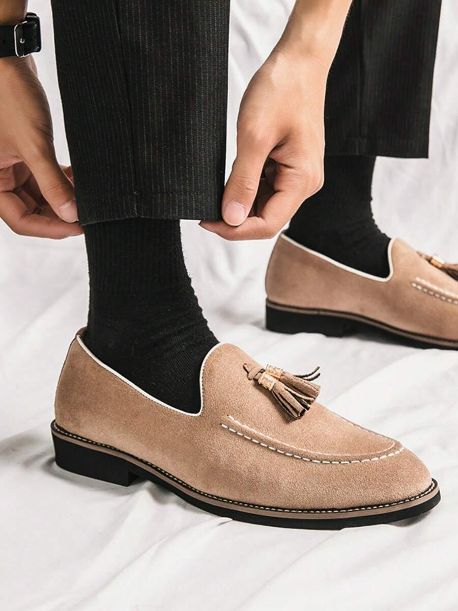 Mocassins à bride sur le dessus à la finition soignée homme – Gassin
