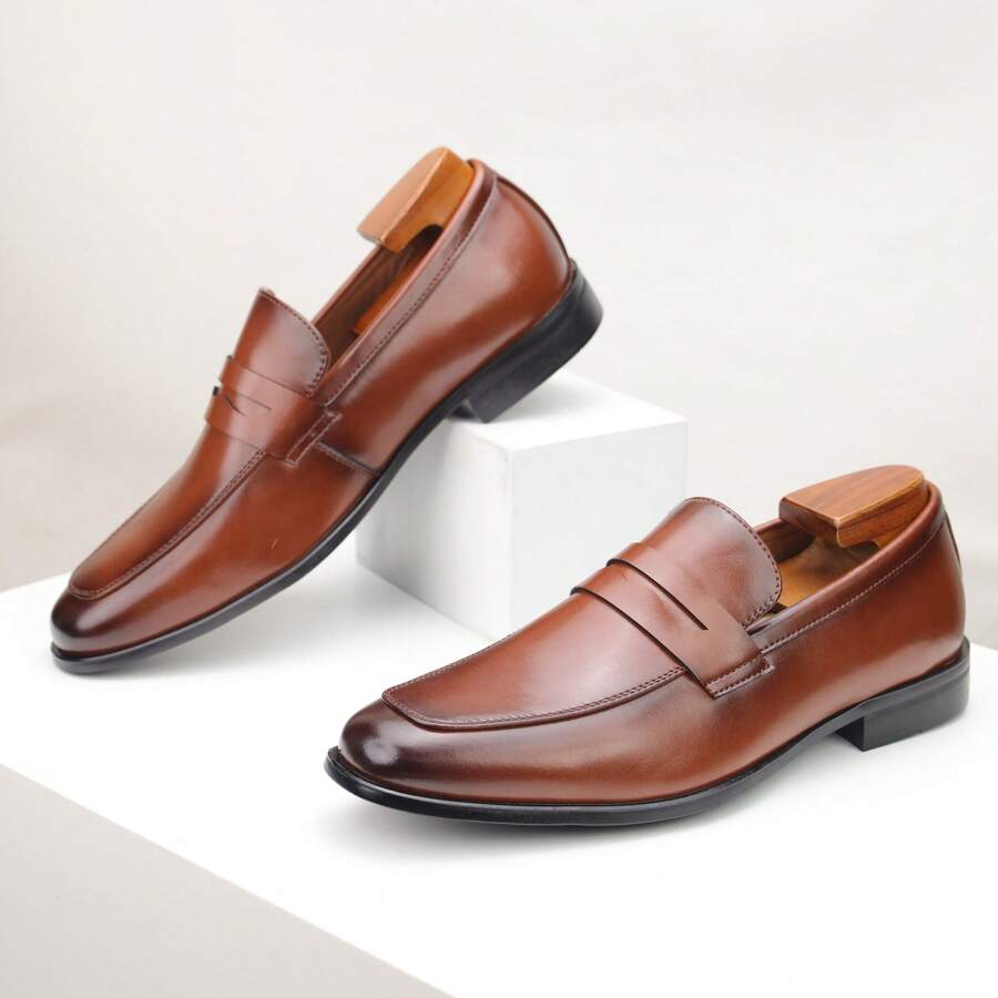 Mocassins classiques à bride bout allongé au style intemporel homme – Maillot