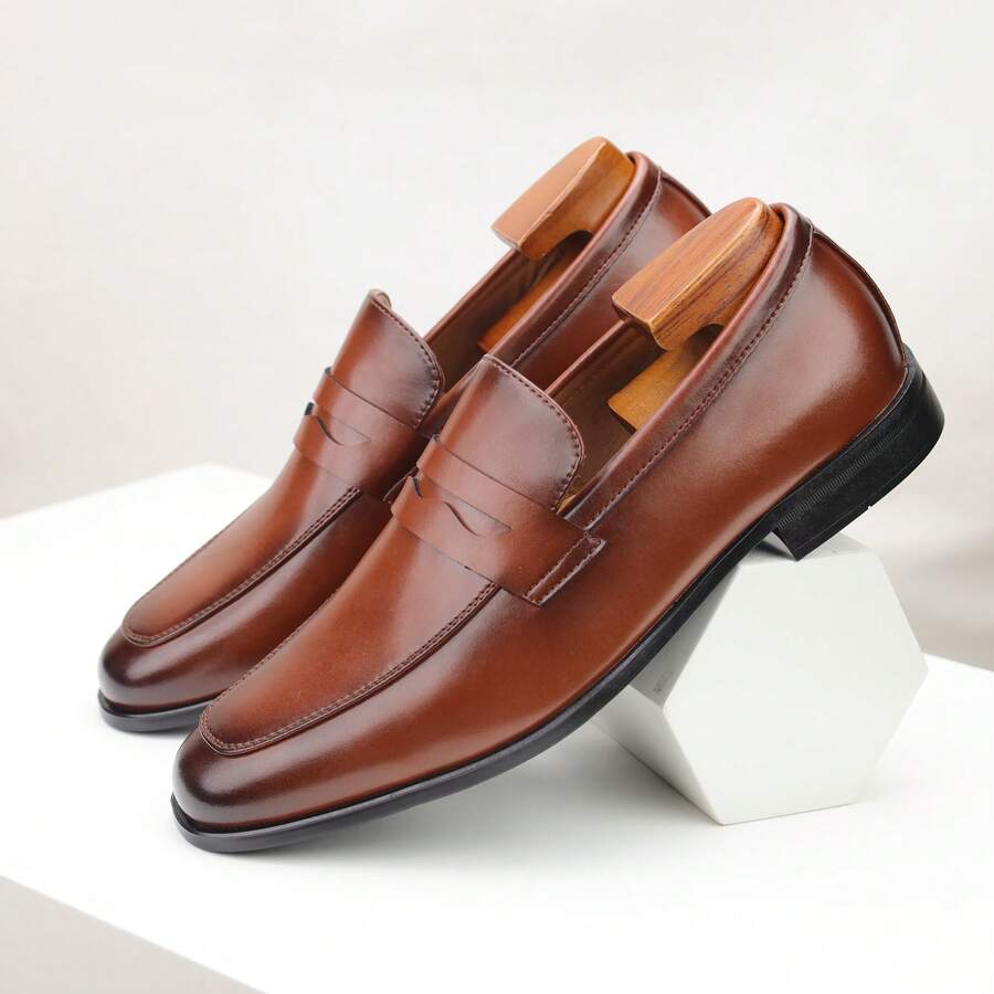 Mocassins classiques à bride bout allongé au style intemporel homme – Maillot