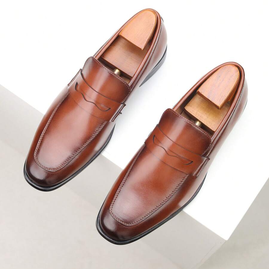 Mocassins classiques à bride bout allongé au style intemporel homme – Maillot