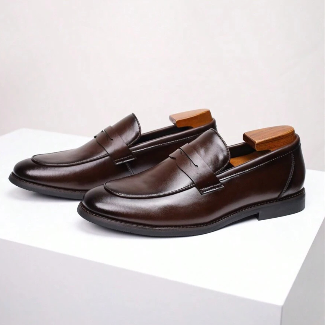 Mocassins classiques à bride bout allongé au style intemporel homme – Maillot