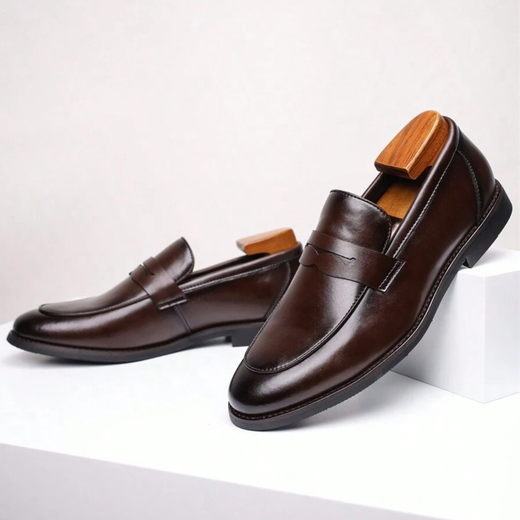 Mocassins classiques à bride bout allongé au style intemporel homme – Maillot