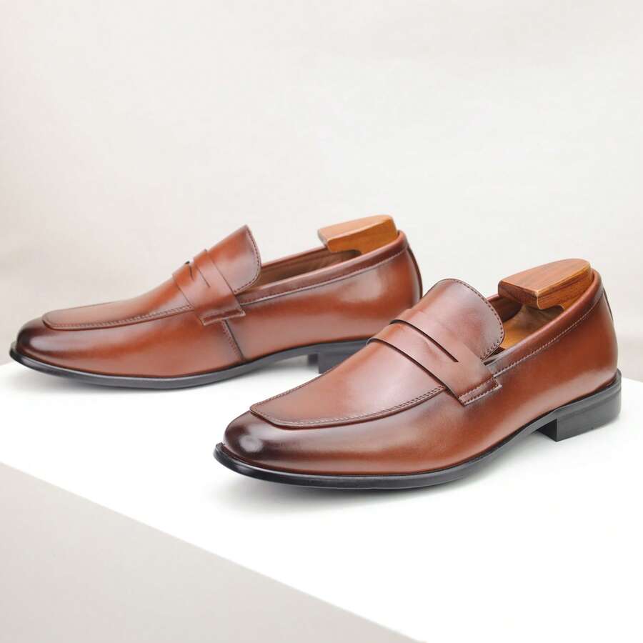 Mocassins classiques à bride bout allongé au style intemporel homme – Maillot
