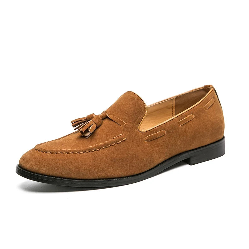 Mocassins à pampilles dessus structuré sans lacets homme – Culan